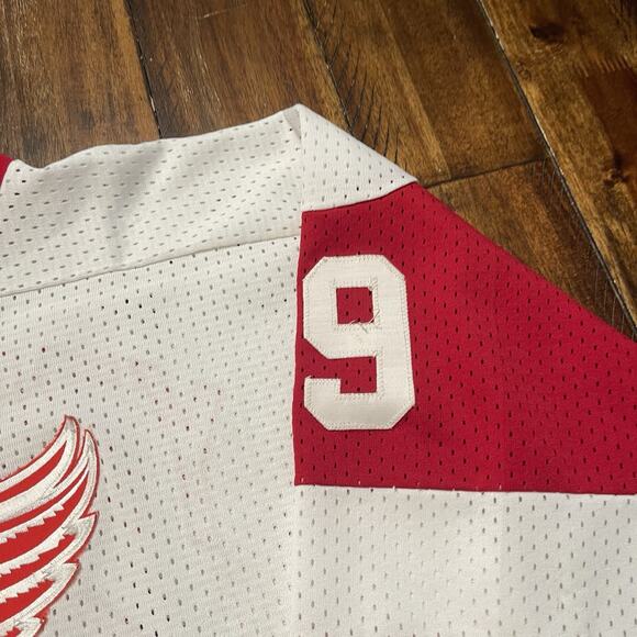 XL Steve Yzerman Detroit Red Wings Custom Jersey Sewn Vtg - Picture 4 of 9
